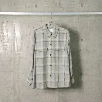 새상품 SUGARHILL 25SS OMBRE PLAID FLAP 셔츠