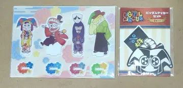 디지털 서커스 아크릴 스탠드 스티커 세트