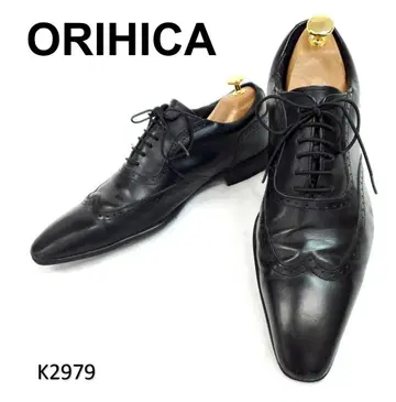 오리히카 윙팁 롱노즈 내피 날개 가죽 26cm 블랙