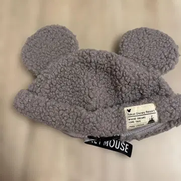 도쿄 디즈니 리조트 미키마우스 귀 포함 보아캡 모자 그레이