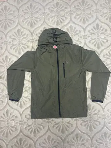 DC 올리브 후드 부착 나일론 자켓