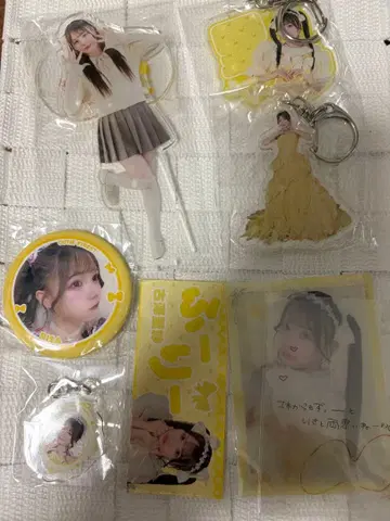 CUTIE STREET 큐스토 후루사와 리사 아크릴 스탠드 캔 배지 키링