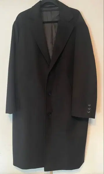 B:MING by BEAMS 블랙 체스터 코트 XL