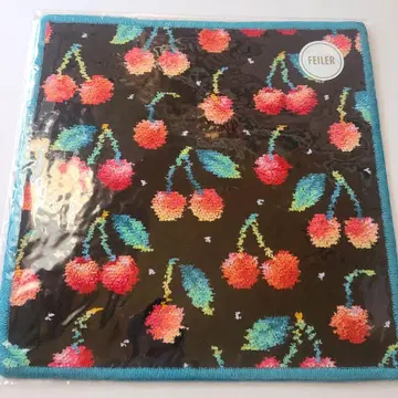 [ 완판 미개봉 ] 페이퍼 핸드타월 체리 도트 블랙