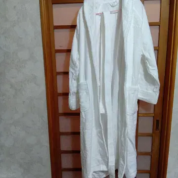 트란파란 목욕 가운 화이트 L 사이즈