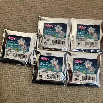 하츠네 미쿠 별 모양 캔뱃지 칠석ver. 5개 세트