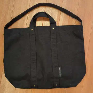 DEAN&DELUCA 코튼 토트백 블랙 L