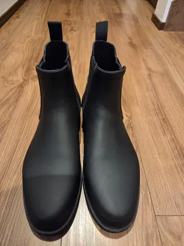 HUNTER 블랙 숏부츠 사이즈 UK8