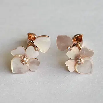 kate spade 케이트 스페이드 귀찌 화이트 핑크 [정품]