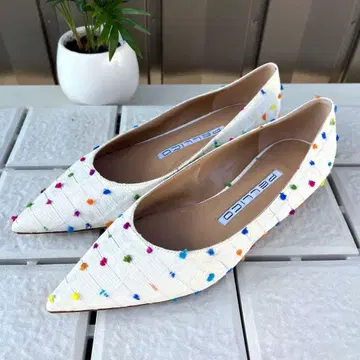 35 PELLICO 플랫 펌프스 플랫 화이트 22