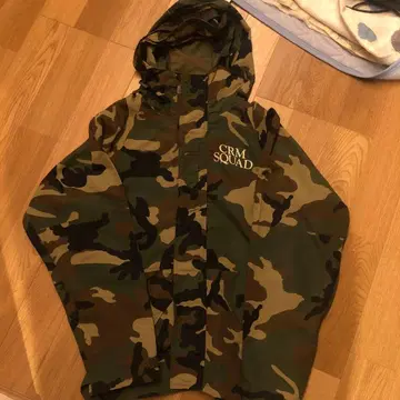 크레이프맨 CRM SQUAD 카모플라쥬 후드 자켓
