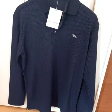 힐 크릭 네이비 긴팔 피케 셔츠 52