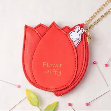 Flower Miffy 튤립형 코인 케이스