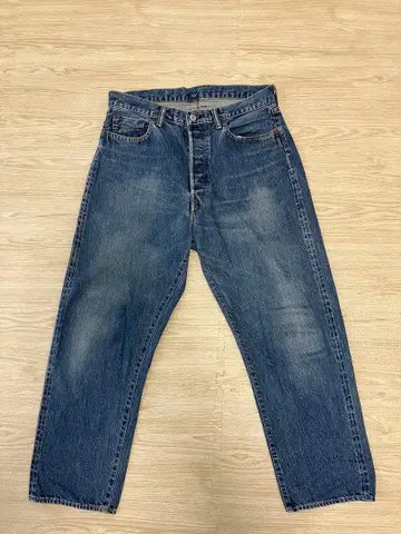 a.presse 워싱 데님 와이드 팬츠 W32