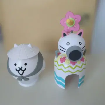 냥코 대전쟁 피규어 2체 세트