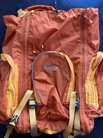 몽벨 백팩 오렌지