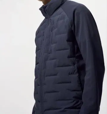 [컨디션 최상] 유니클로 콤비네이션 퍼프 테크 자켓 L 사이즈 네이비