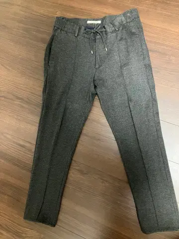 giabsarchivio 자브스 차콜 그레이 저지 슬랙스 48