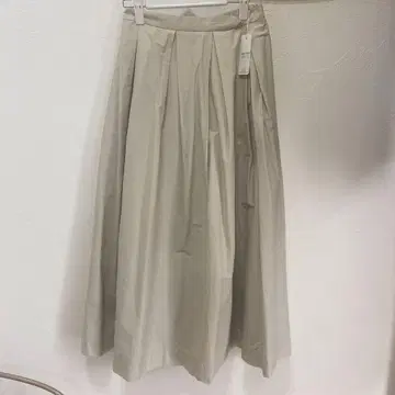 FORK & SPOON 베이지 태프 롱 스커트 M