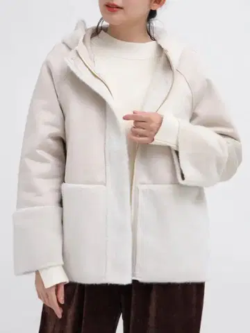 MEDOC 오리지널 페이크 무스탕 블루종