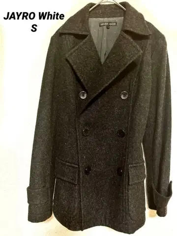 JAYRO White 다크 그레이 피 코트 사이즈 1
