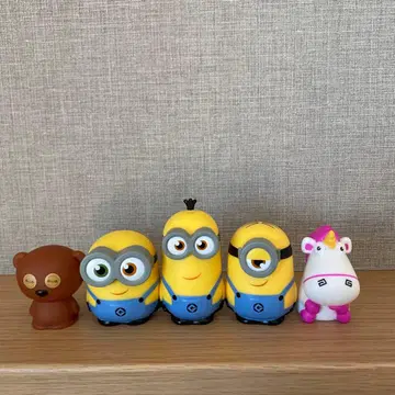 미니언 소프트 비닐 피규어 5개 세트