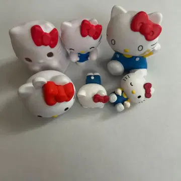 헬로키티 피규어 6개 세트