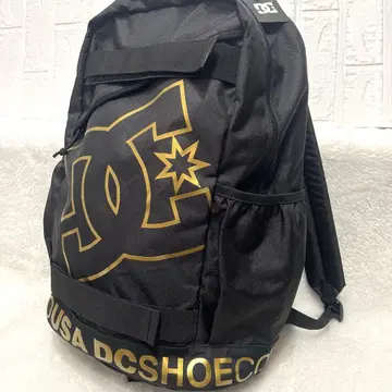 [ 새상품 ] DC Shoes 블랙 골드 백팩