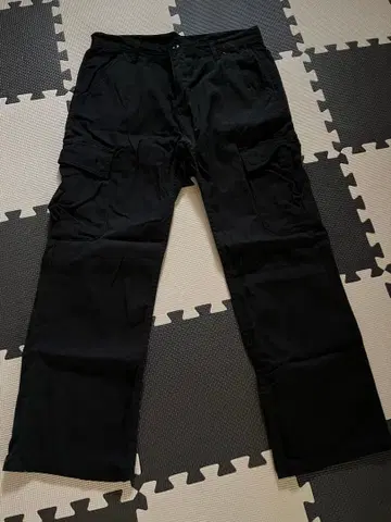 블랙 카고 팬츠 L 사이즈
