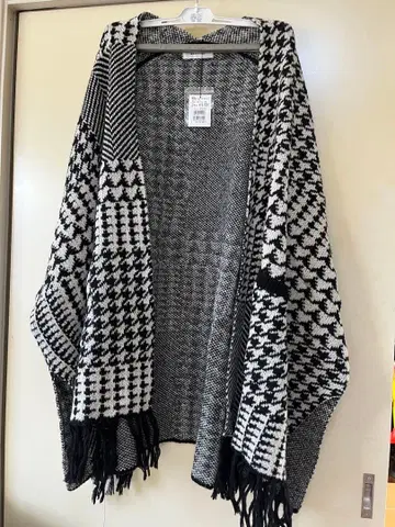 야마다야 medoc 가디건 판초 미사용 새상품 택 포함