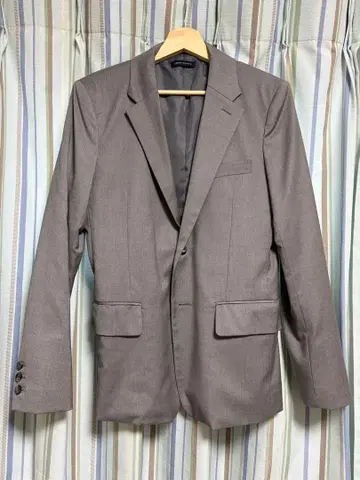 그레이 테일러드 자켓 슬림핏