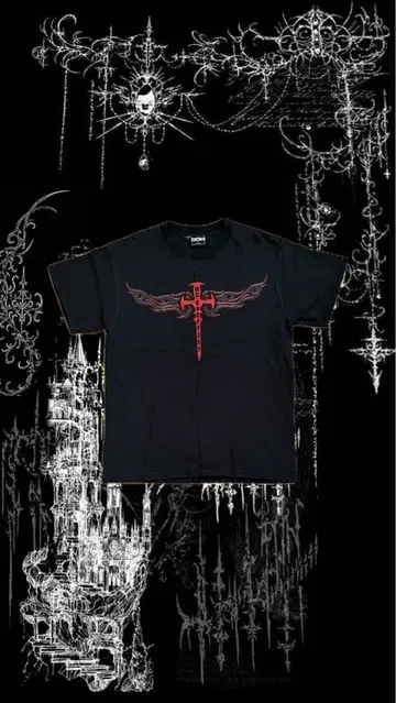 TENNESSEE RIVER 십자가 그래픽 T셔츠 그런지 y2k