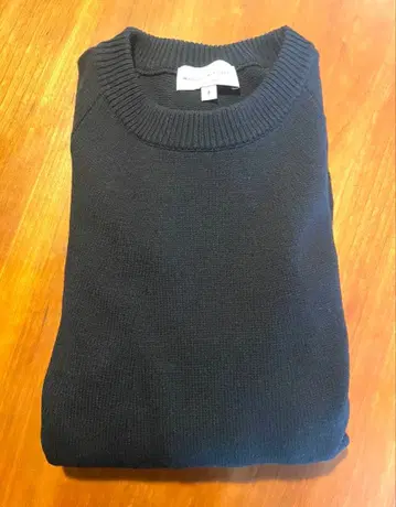 매뉴얼 알파벳 올타임 니트 블랙 사이즈 3