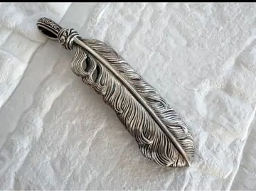 [새상품급] GALLION 오리지널 페더 목걸이 7cm