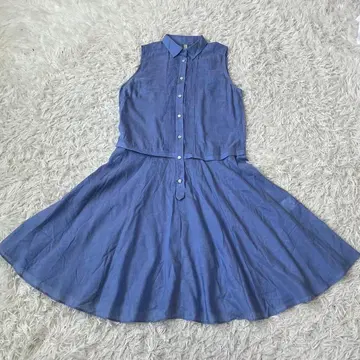 untitled 언타이틀 셔츠 원피스 슬리브리스