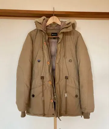 snow peak 새상품급 정가 73,000엔 베이지 다운 자켓 M