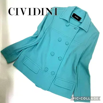 컨디션 최상 이탈리아제 CIVIDINI 스카이블루 테일러드 자켓 46