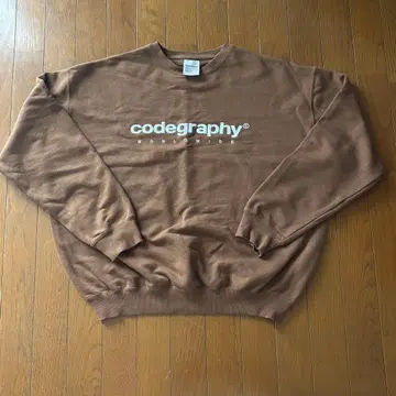 [ code graphy ] 코디그래피 브라운 브라운 트레이닝복 M