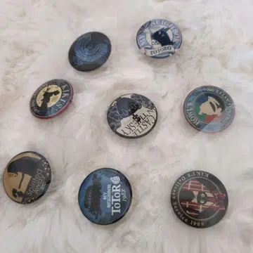 스튜디오 지브리 캔뱃지 8개 세트