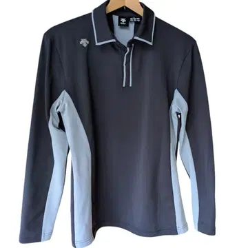 DESCENTE 골프 긴팔 셔츠 스트레치 방풍 보온 UV 케어 남성용