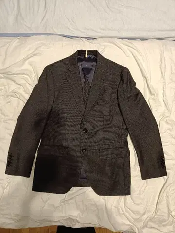 다크 그레이 비즈니스 정장 자켓 팬츠 세트