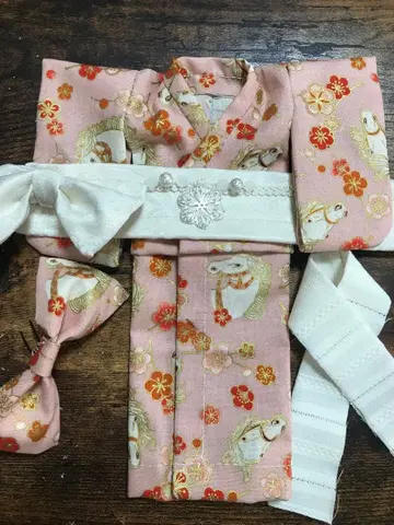 2026년 계묘년 말띠 기모노 브라이스 리카짱 아웃핏 핑크