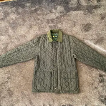 HUNTING WORLD 퀼팅 자켓 올리브 그린