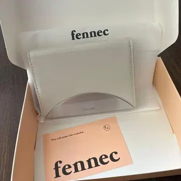 fennec 화이트 카드 케이스