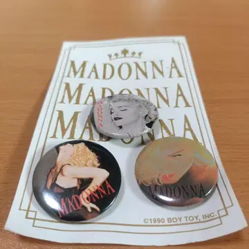 마돈나 투어 기념 캔뱃지 3개 세트 1990년제