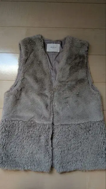 OPAQUE.CLIP 퍼 노카라 베스트