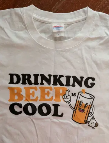Let's beer works 화이트 T셔츠 L 사이즈