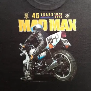 MAD MAX 45주년 기념 T셔츠 2XL 블랙