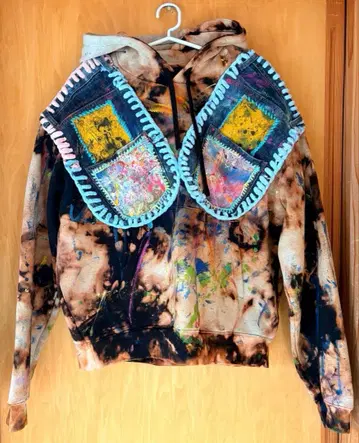 핸드메이드 리메이크 후드티