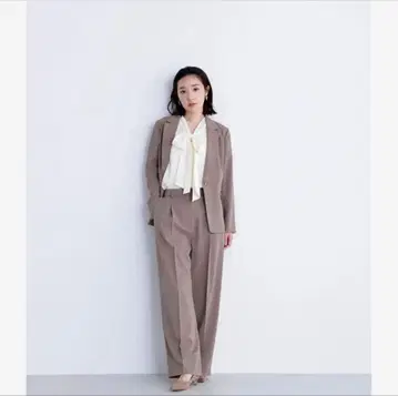 NATURALBEAUTYBASIC 베이지 팬츠